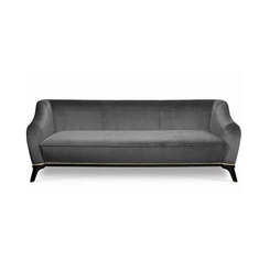 Włoska szara sofa